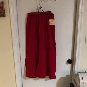 Elegant Red gauze Women's Skirt